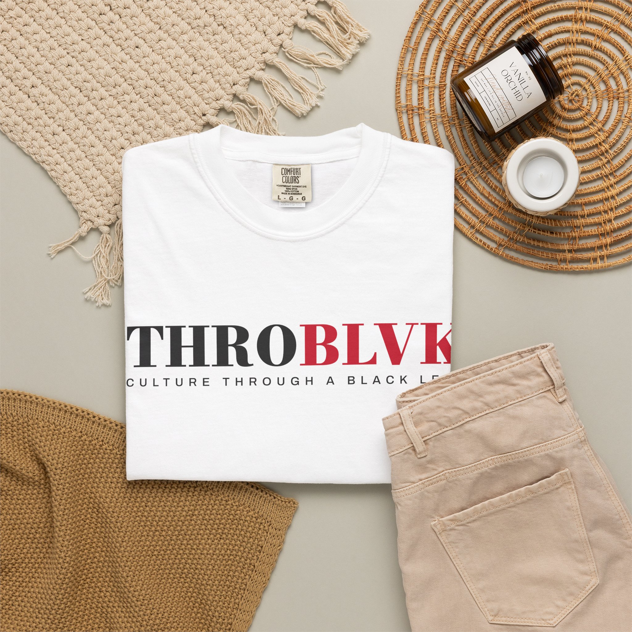 THROBLVK Founding Mark Heavyweight Tee - Image 4