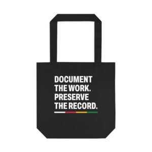 THROBLVK Document the Work Archive Tote