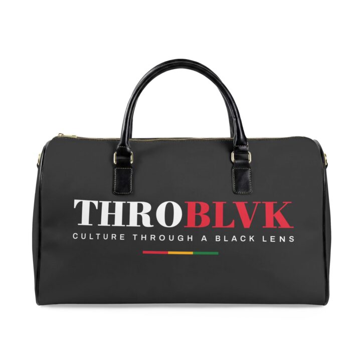 THROBLVK Masthead Faux Leather Travel Bag