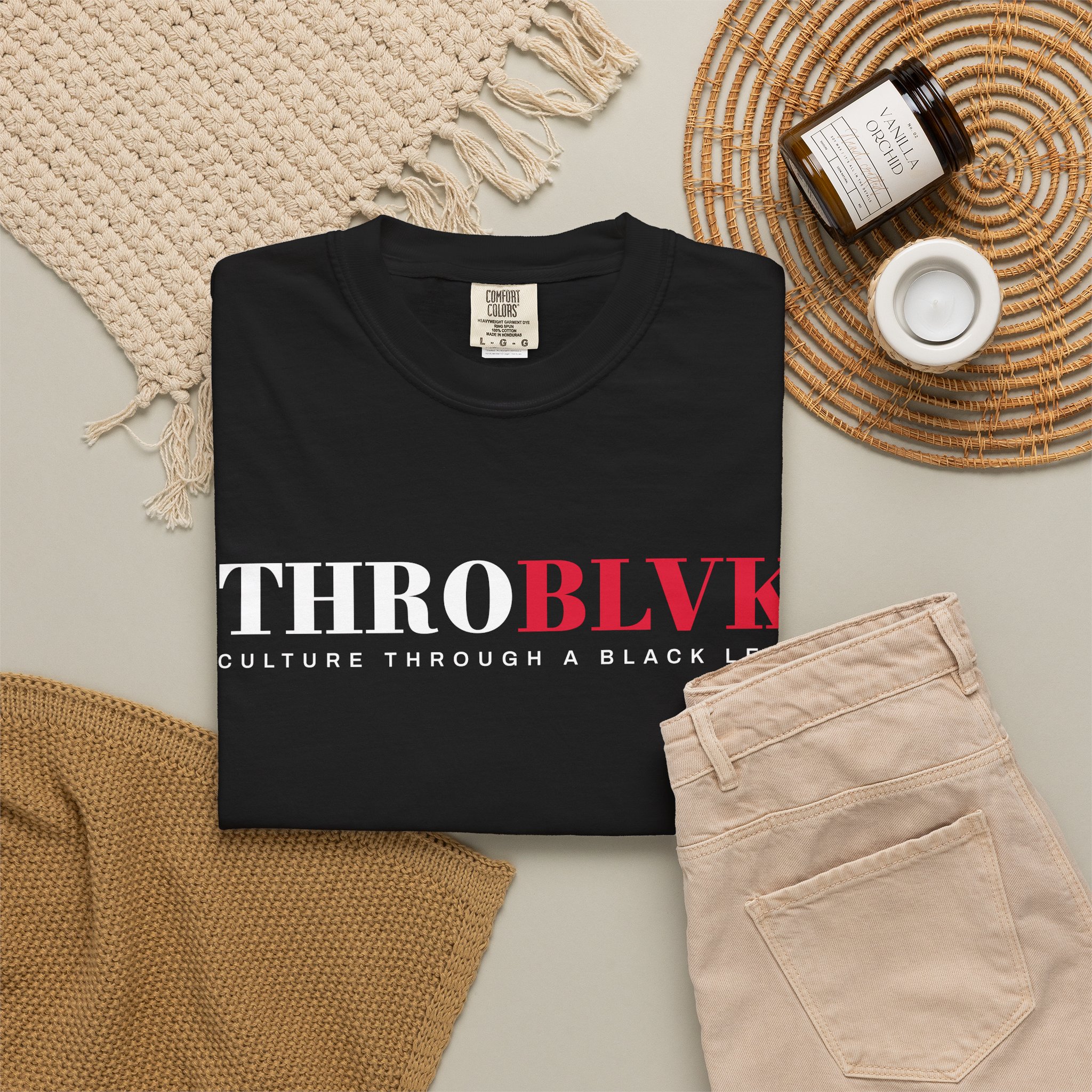 THROBLVK Founding Mark Heavyweight Tee - Image 8